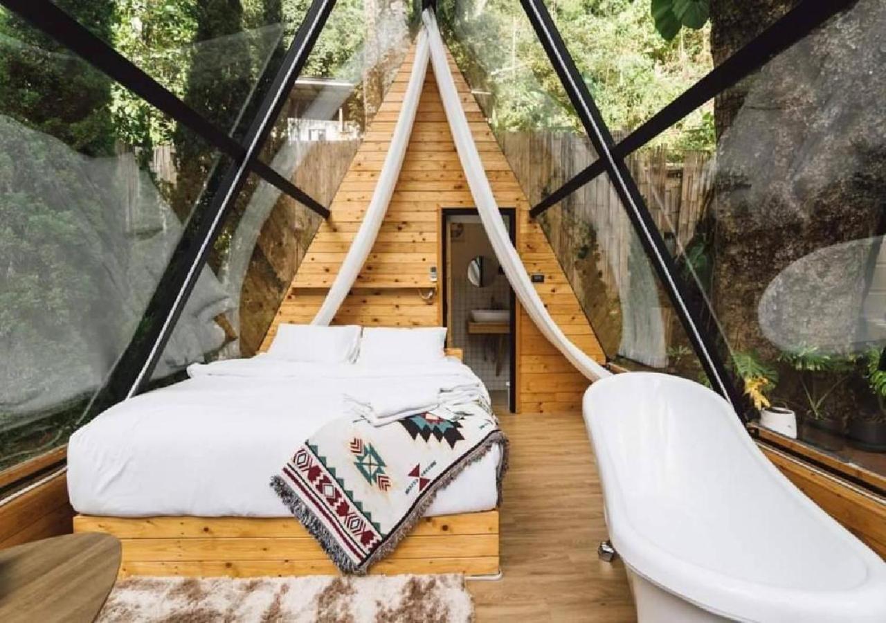 Отель Morning Star Glamping Ban Pok Nai Экстерьер фото