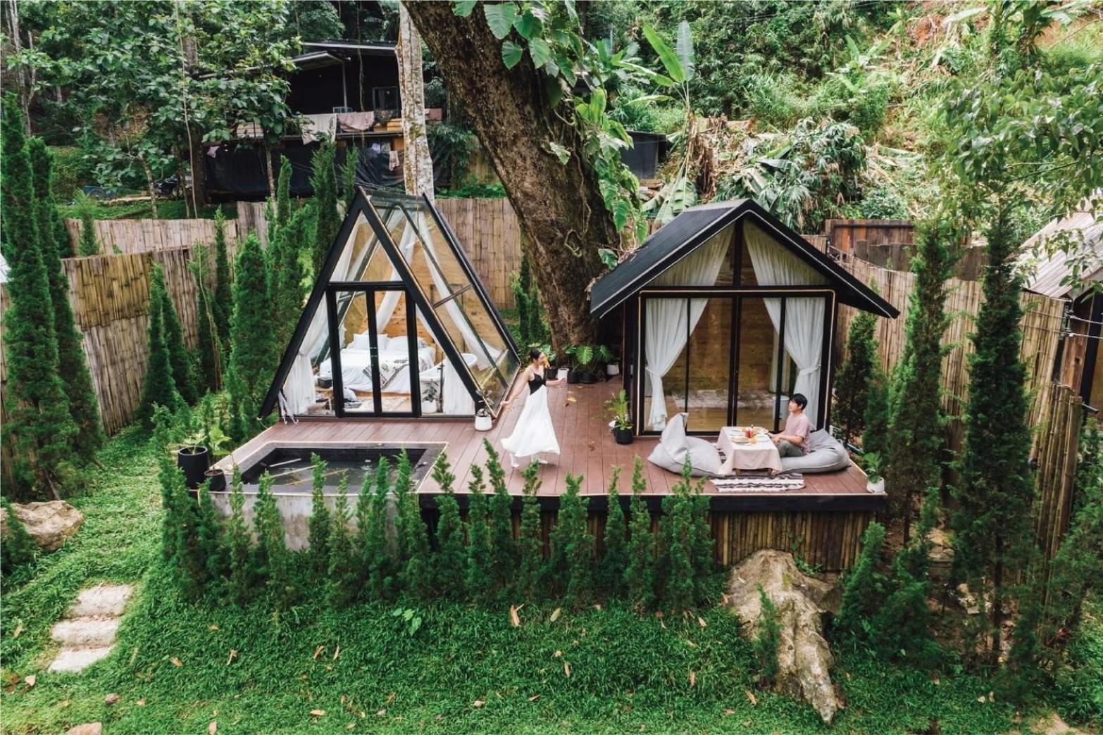 Отель Morning Star Glamping Ban Pok Nai Экстерьер фото