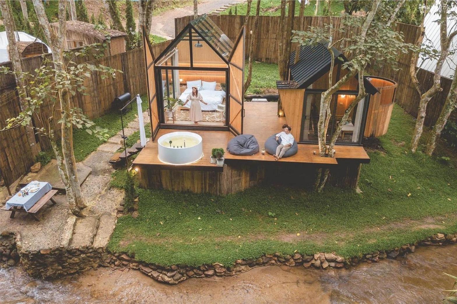 Отель Morning Star Glamping Ban Pok Nai Экстерьер фото