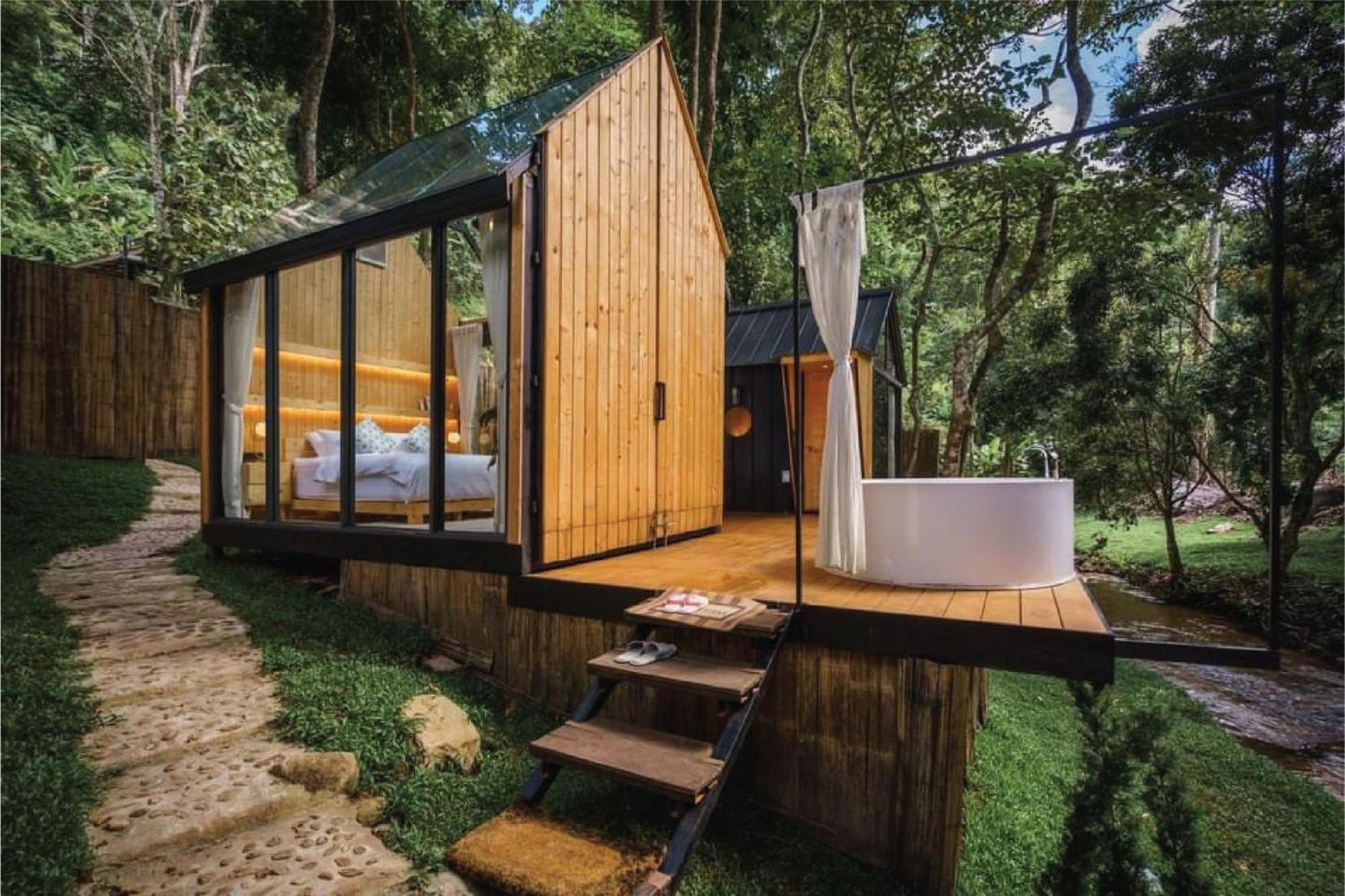 Отель Morning Star Glamping Ban Pok Nai Экстерьер фото